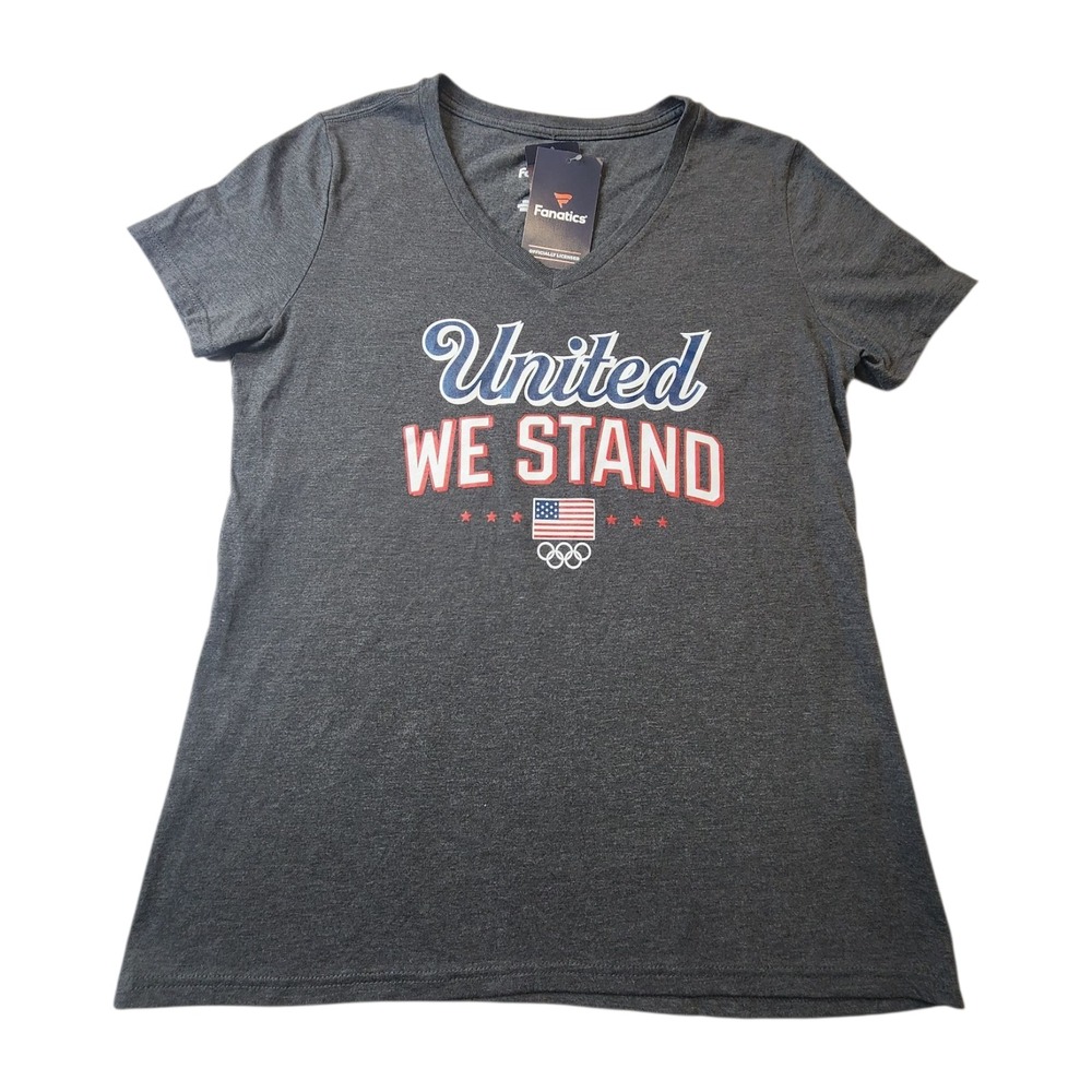 Fanatics‎ Women United We Stand Top Gray Size M New